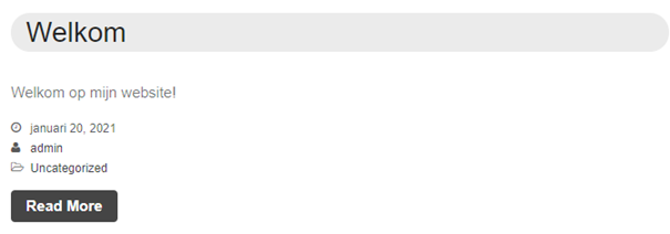 WordPress Uitleg