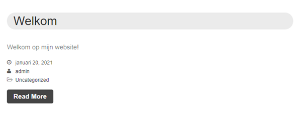 WordPress Uitleg